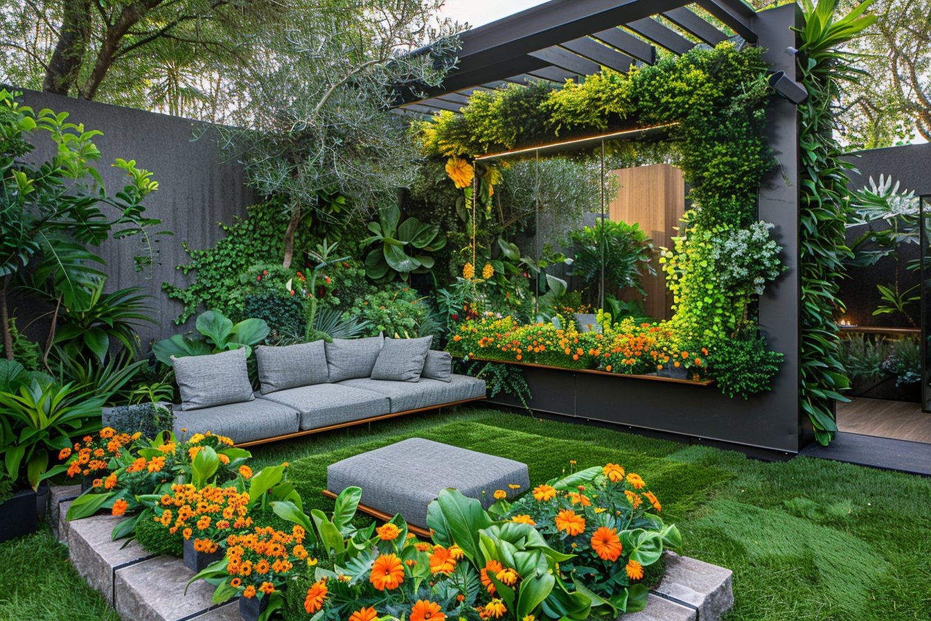 comment créer une illusion de grandeur dans un petit jardin